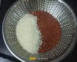 A picture of step 1 of Whole Ragi Neer Dosa.