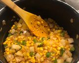 A picture of step 4 of Haddock & Corn Chowder.