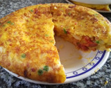 Foto del paso 3 de la receta: Tortilla con chorizo y guisantes