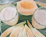 A picture of step 6 of Musk Melon🍈and lemon juice (Kharbuj sharbat recipe).