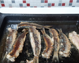 Foto del paso 4 de la receta: Parrochas (sardinas pequeñas) y verduras, a la plancha