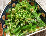 涼拌龍鬚菜佐黃金芝麻醬的食譜步驟4照片