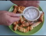 Foto del paso 4 de la receta: Caramelos de Hojaldre rellenos de chocolate Blanco y Azúcar Glass