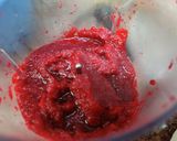 A picture of step 1 of Beetroot chapati with beetroot dip.