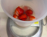 Foto del paso 2 de la receta: Donuts sabor tarta de queso y fresa saludable