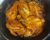 A picture of step 4 of Chatpata Chicken leg masala.