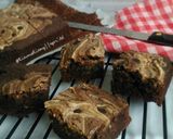 Foto langkah ke 9 dari resep Cheese Cake Brownies.
