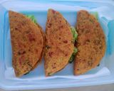A picture of step 6 of Multi flour Methi Masala Thepla Wrap😋.
