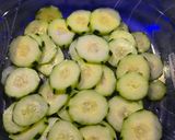 A picture of step 1 of Lee's Asian Cucumber Salad.