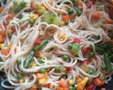Pas rețetă Spaghete cu legume mexicane și măsline 3 fotografie