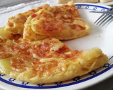Foto del paso 5 de la receta: Tortilla de Patatas rellena de  Bacon