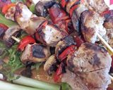 Pas rețetă Frigărui cu porc și legume 5 fotografie