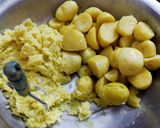 A picture of step 2 of Sabudana Potato Sev.