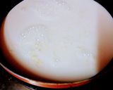 A picture of step 1 of Aata dudh puli or coconut stuffed whole wheat rice dumpling.