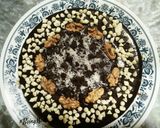A picture of step 7 of Mississippi Mud Cake.