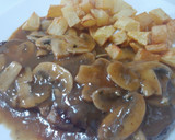Foto del paso 6 de la receta: Entrecot con salsa confitada sobrasada y champiñones