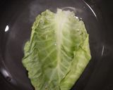 A picture of step 1 of Cabbage Patra.
