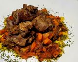 Foto del paso 5 de la receta: Masas de cerdo salteadas con zanahoria y tomate