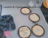 Foto del paso 7 de la receta Cazuelitas de trigueros y huevo de codorniz