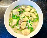 Hình bước làm 2 của món Canh sake hầm xương
