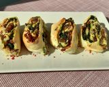 Foto del paso 6 de la receta: Rollitos de espinacas con setas y bacon