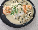 Foto del paso 8 de la receta: Bacalao con gambones y almejas TM5 O Superior