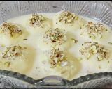 A picture of step 7 of Ras malai.