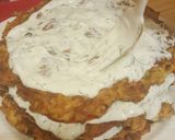 A picture of step 4 of Zucchini Tomato Cake.