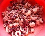 Foto langkah ke 2 dari resep Cumi Saus Padang.
