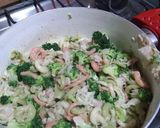 A picture of step 4 of Pasta with Bacon and Broccoli.