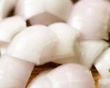 A picture of step 5 of Paneer do pyaza.