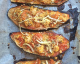 Foto del paso 4 de la receta: "Pizzitas" de berenjena y pollo