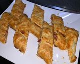 Sonkás-sajtos görög rétes recept fázis 5 fotója