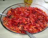 Foto del paso 5 de la receta: "Ensalada Roja" con Pechuga de Pollo