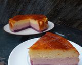 Foto langkah ke 6 dari resep Ube Burnt Cheese Cake.