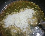 A picture of step 3 of Palak paneer.