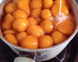 Foto langkah ke 4 dari resep Bubur Biji Salak Labu Kuning.