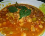 A picture of step 5 of Murg choley.