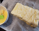 Foto del paso 3 de la receta: Hojaldre relleno de chocolate y cubierto de almendra y azúcar