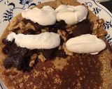A picture of step 5 of California Farm Walnut Dessert Crepes.