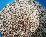 A picture of step 1 of Quinoa phirni with caramel flavour.