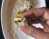 A picture of step 9 of Palak Paneer Rolls.