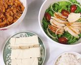 Hình bước làm 6 của món Salad gà nướng
