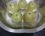 A picture of step 1 of Amla pachadi.