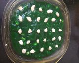 A picture of step 4 of Banana leaf halwa.