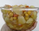 A picture of step 3 of Sweet Potato Mix Chana Chaat 😋😋.