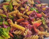 A picture of step 3 of Stir Fry Pasta.