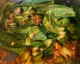 Foto langkah ke 4 dari resep Tumis Bok Choy kuah Sardines Tomato.
