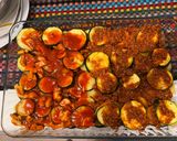 A picture of step 3 of Mixed Moussaka! (With Mushrooms / Ground Meat).