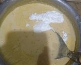 A picture of step 3 of Sagodana and suji kheer.